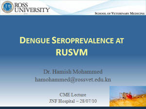 Dengue Seroprevalence at RUSVM